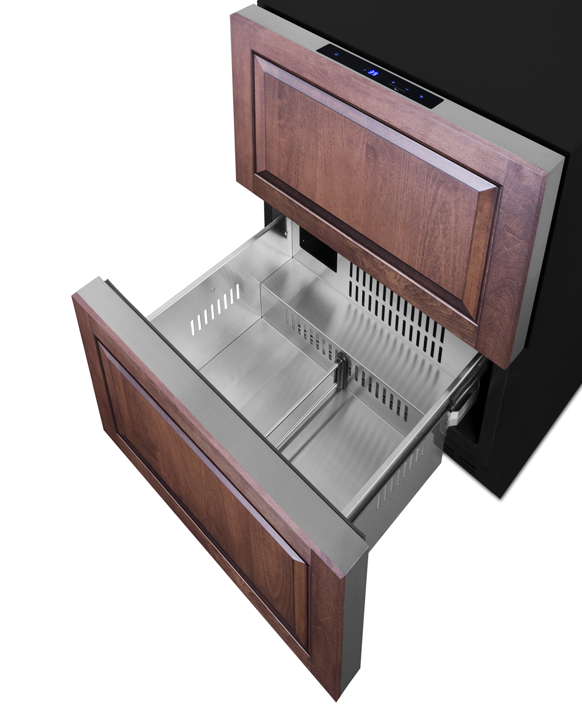 24 in. wide ADA compliant 2-drawer panel-ready all-refrigerator for indoor or outdoor residential or commercial use